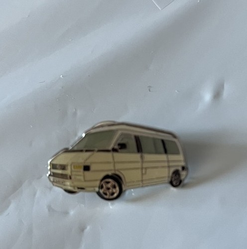 Vw T4 camper white   lapel Pin Badge