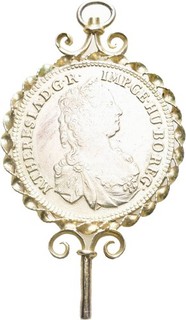 FITZ RDR Österreich Maria Theresia 1740 1780 1/2 Taler 1760 Hall °DMN17