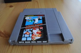 Super Mario Bros And Duck Hunt NES Game Cartridge & Manual & Sleeve NO Box