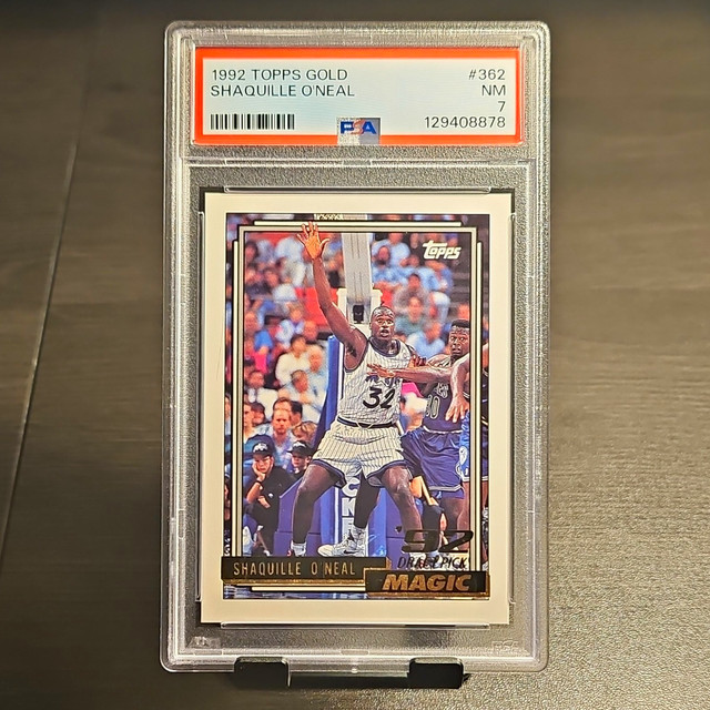 Shaquille O'Neal 1992 Topps Topps Gold