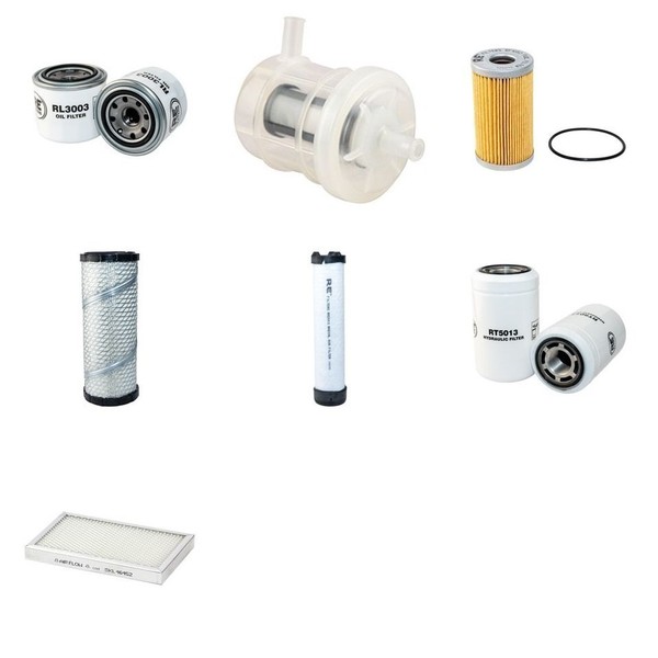 Filter Service Kit FüR Komatsu SK714-5 W/Komatsu 4D88E5 Motor YR2003--image