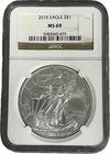 2015 American Silver Eagle NGC MS69 Beautiful #42