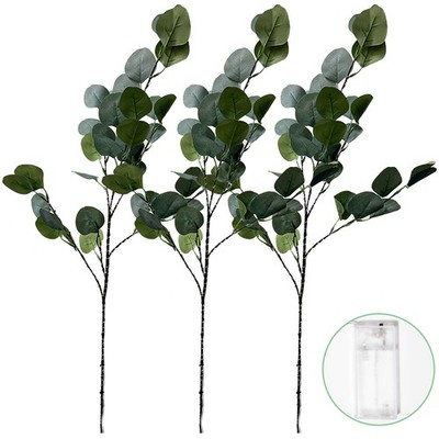 LED Baum Ast LED Leuchte Batteriebetrieben Deko Olivenblatt Zweig Ast Lichter