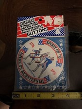 Sealed American Revolution Spirit of 76 Patriots in Battle Pin 3.5” MADE IN USA