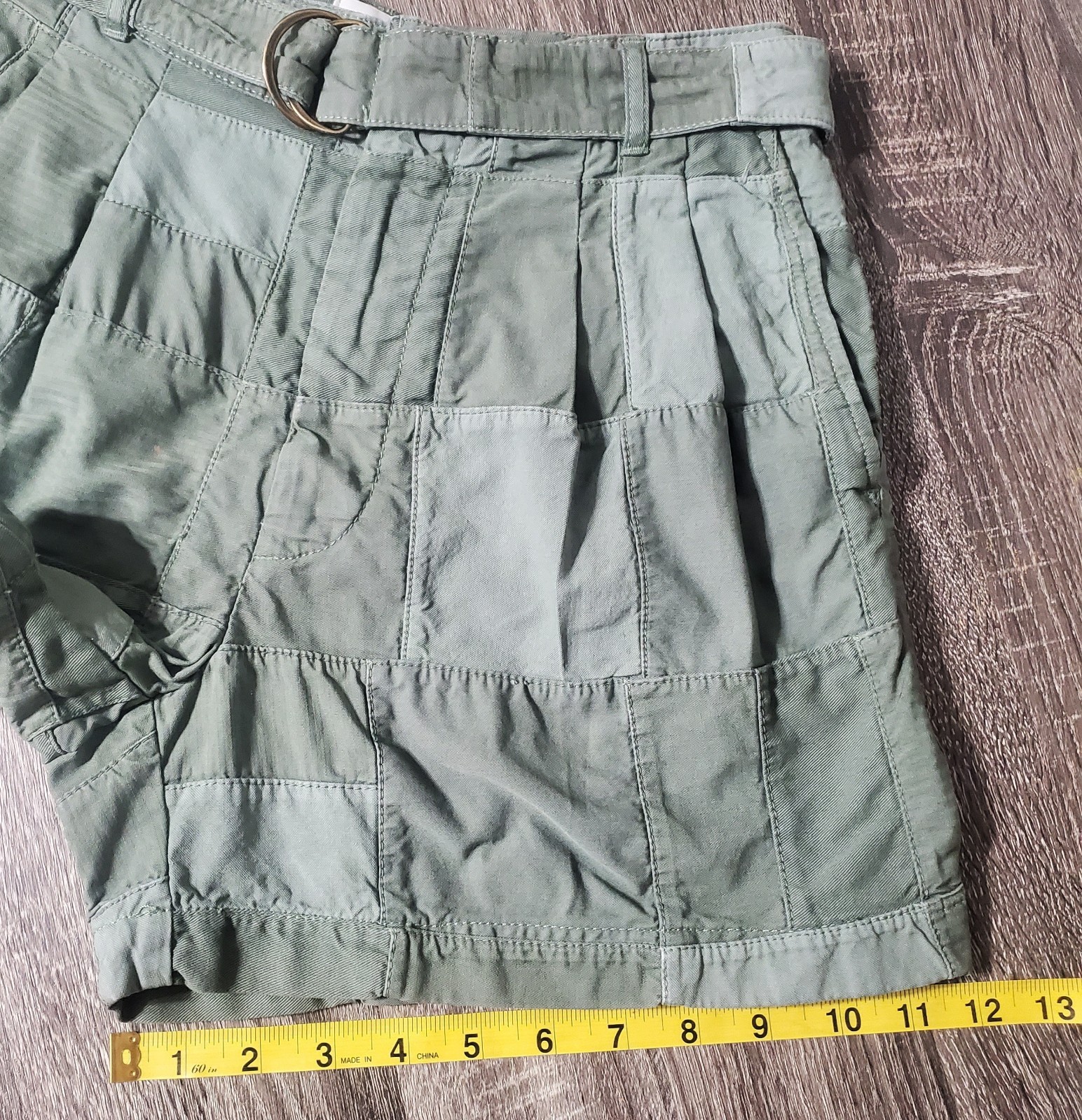 J.Crew Size 2, D-ring Patchwork Short Cuffed Pre-… - image 15