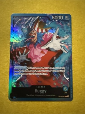 One Piece Buggy OP09-042 Leader Alternative Art English Edition