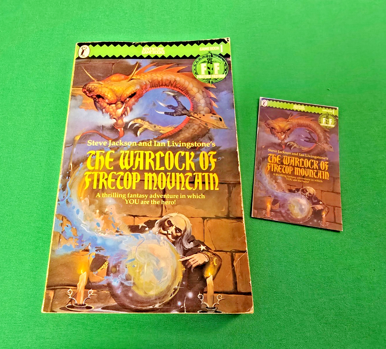 The Warlock of Firetop Mountain ***1st/23rd!!*** Fighting Fantasy Puffin #14