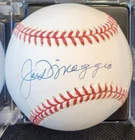 Joe DiMaggio Signed Official AL Baseball, PSA Graded 10/9/8, LOA HOF, Insured Sh