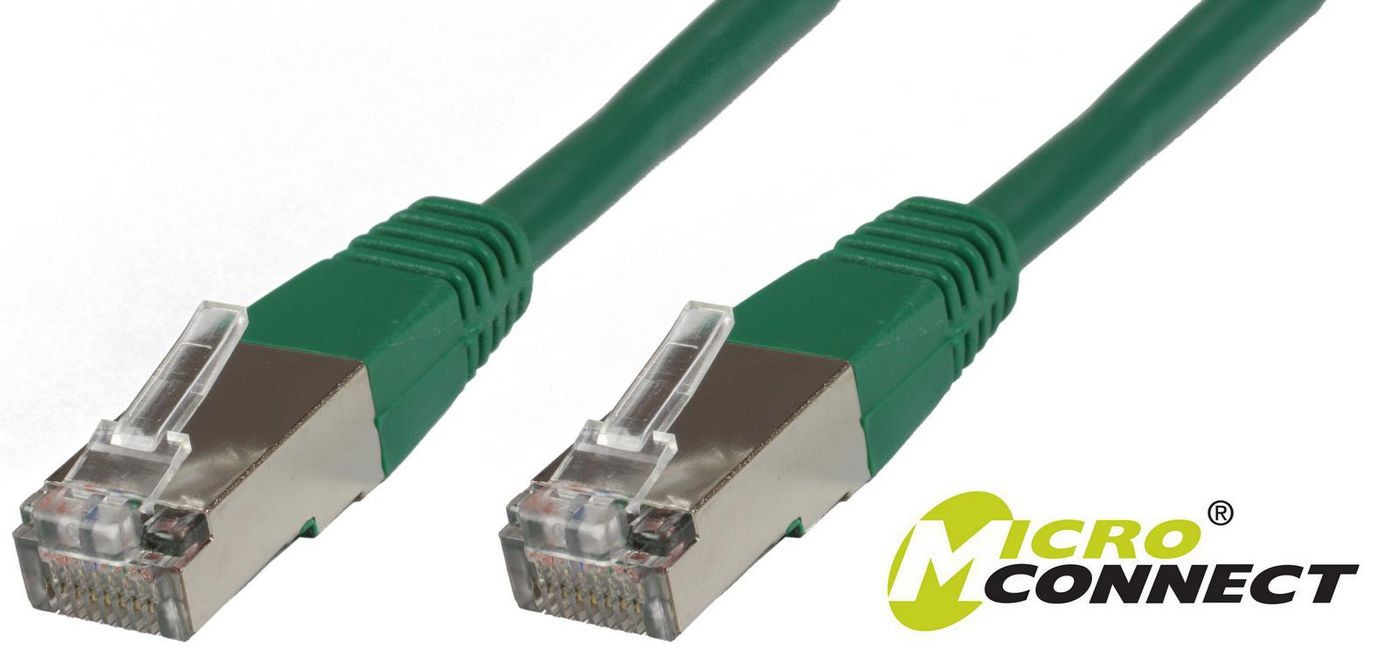 MicroConnect B-FTP615G F/UTP CAT6 15m Green PVC