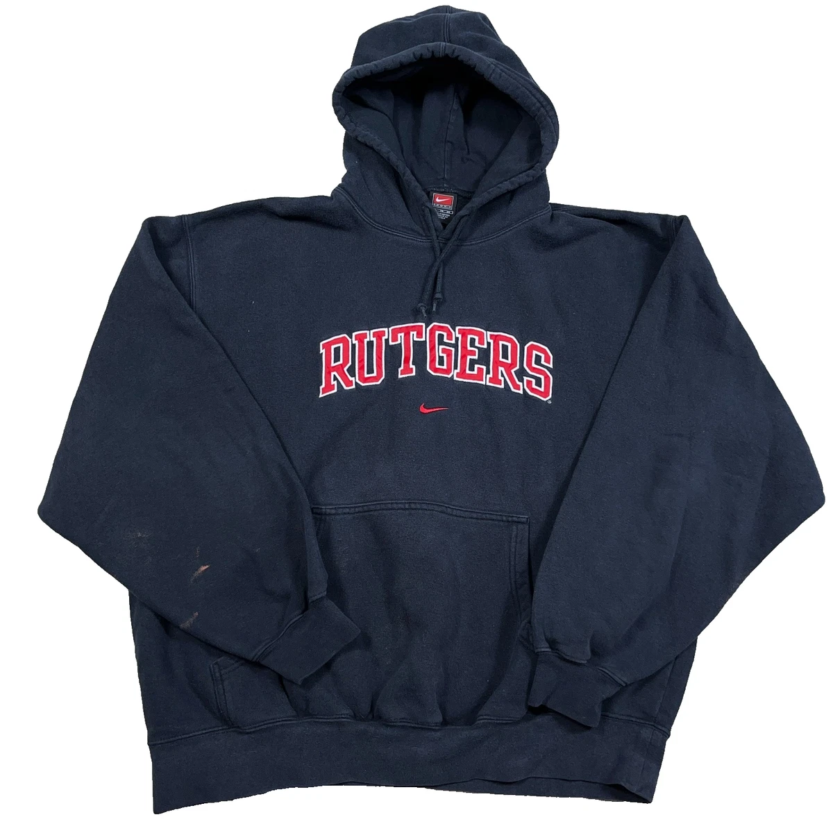Blue 84 Men's Rutgers Scarlet Knights Crewneck Sweatshirt - Team Colors, Cotton Blend, Size Large