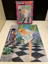 VINTAGE 1980 WHITMAN #4678 BALLERINA BARBIE COMPLETE 100 PC JIGSAW PUZZLE USA