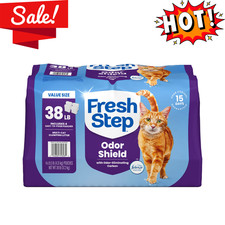 4 Pack Fresh Step Multi-Cat Scented Clumping Cat Litter Febreze Freshness 38 lb 0.20 per pound