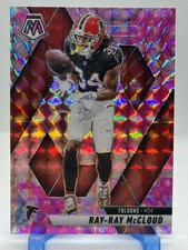 Ray-Ray McCloud 2025 Panini Mosaic Pink Camo Prizm #95 - Atlanta Falcons