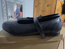 Image of Start-Rite project leather school shoes UK8W EU42