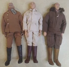 Lot of 3 GI Joe Foreign Soldiers 12" Figure WWII Japanese Air Force Russian