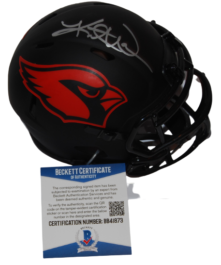 Kurt Warner Autographed Signed Arizona Cardinals () mini football helmet BECKETT BAS BB41873 