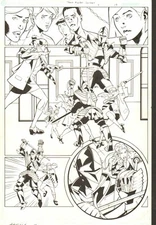 TOMB RAIDER JOURNEYS #5, PAGE 13 - ORIGINAL COMIC ART BY D. JOHNSON/M. ALQUIZA