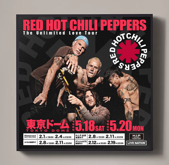 レッドホットチリペッパーズ ポスター