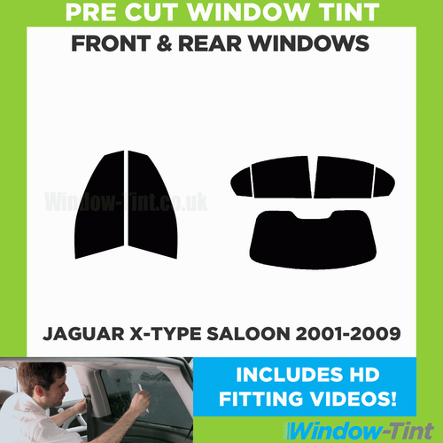 For Jaguar X-Type 4-Door Berlina 2001-09 Full Pre Cut Window Tint Kit Car Film - Picture 2 of 10