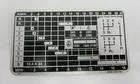 D5NN7B292AG Shift Pattern Decal Fits Ford "7600" Tractor (8 Speed & Ind. PTO)