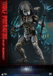 predator wolf hot toys