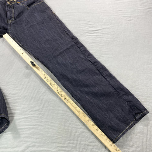 Mavi Jeans Mens 36x32 Blue Denim Martin Straight Leg Low Rise Dark Wash - Picture 9 of 14