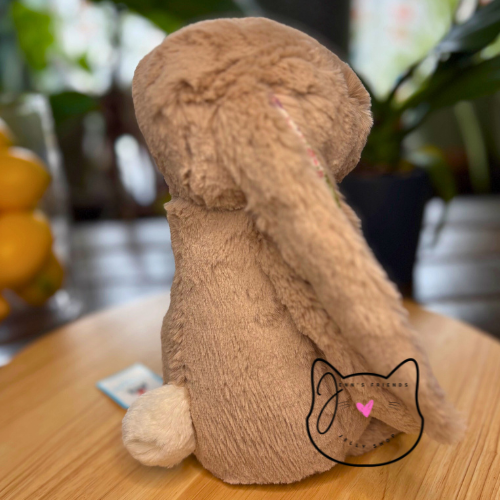 Jellycat BLOSSOM BEIGE BUNNY 'Petal' MEDIUM New BNWT Soft Plush