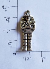 Sarcophagus Egyptian charm queen king Tut mask   Sc1