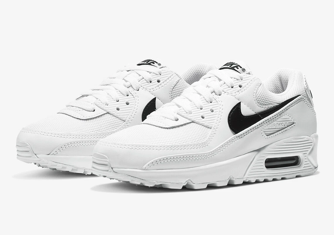 Women s Nike Air Max 90 White Black Panda CQ2560 101 Retro OG
