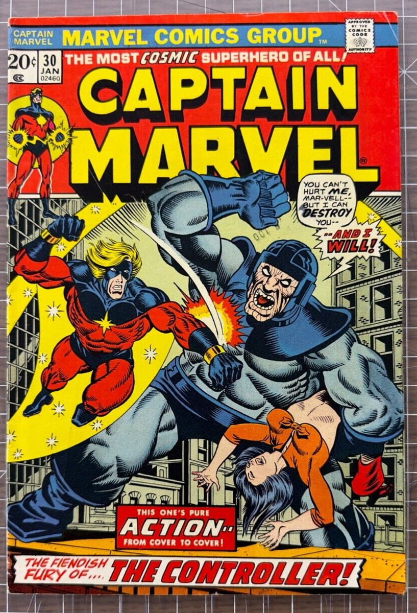 Captain Marvel #30 1974 Comic 5.5-6.5 | eBay