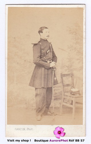 Ancienne photo militaire Gendarme cdv - Collection