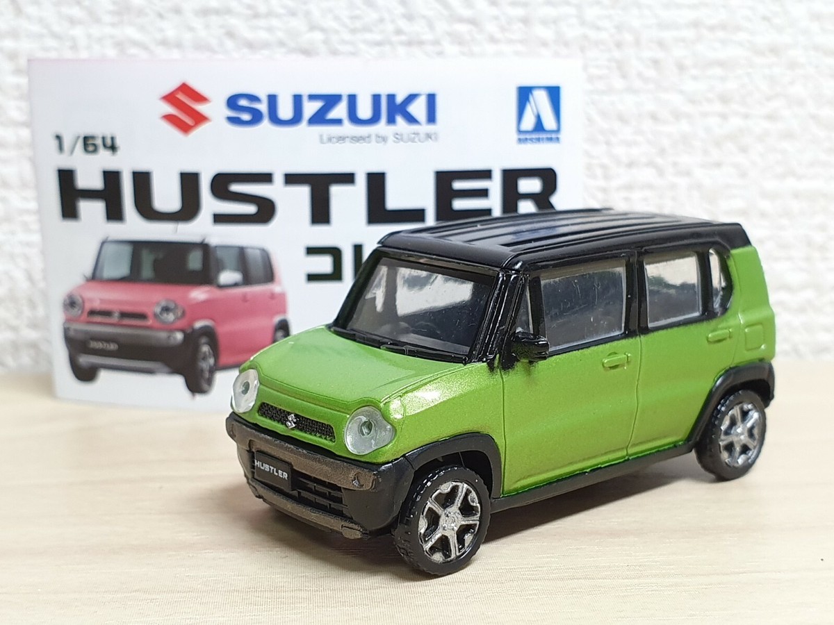 1/64 Aoshima SUZUKI HUSTLER GREEN detailed suv jeep truck