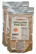 Himalayan Pink Salt (2 Pack, 1 LB each) - Pure, Mineral-Rich Flavor for Health