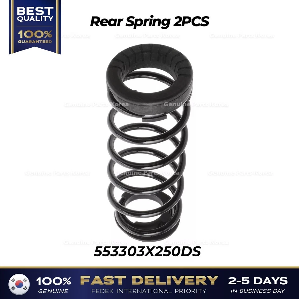 ⭐Genuino⭐ Muelle trasero 2 piezas 553303x250ds para Hyundai Elantra Foto 4 de 4