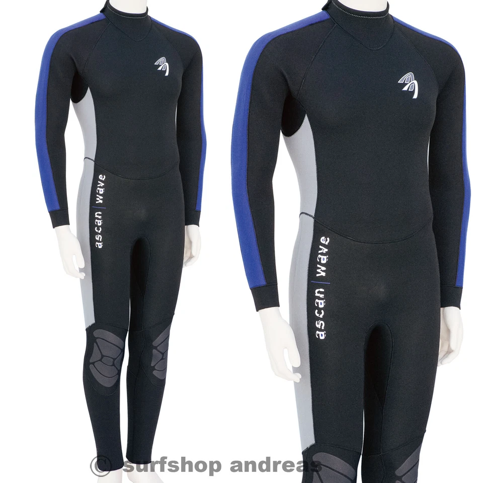 ASCAN Wave Neoprenanzug Herren 5/4mm kaschiert S M L XL 2XL 3XL