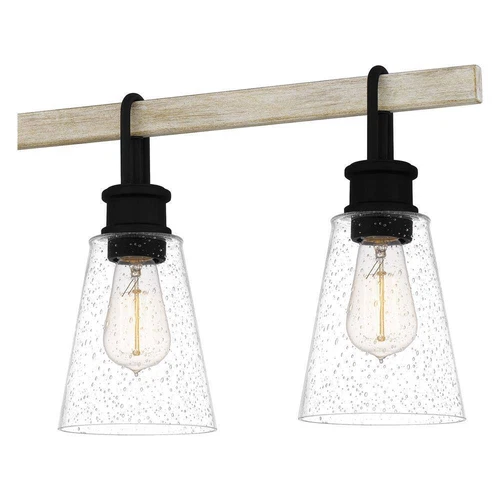 Quoizel Kingsbridge 5-Light Earth Black Chandelier with Clear Seeded - Picture 6 of 10