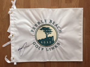 Pebble Beach Golf Flag The Best Beaches In World Graeme Mcdowell Signed Us Open Winner Pebble Beach Golf Flag