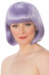 Rubie's Women's Glow Bob Wig, Purple, One Size