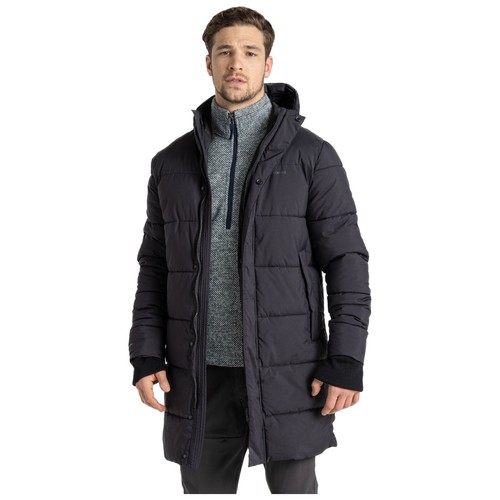 Craghoppers Hombres Cormac Chaqueta Larga con Capucha Abrigo ThermoPro Repelente al Agua - Imagen 3 de 4