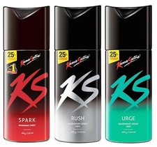 KS Kamasutra Deodorant For Men SPARK  RUSH  URGE  150 ML / 100 Gram