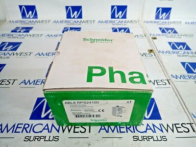 SCHNEIDER ELECTRIC ABL8RPS24100 UNIVERSAL POWER SUPPLY IN 100-500VAC OUT 24VDC 1