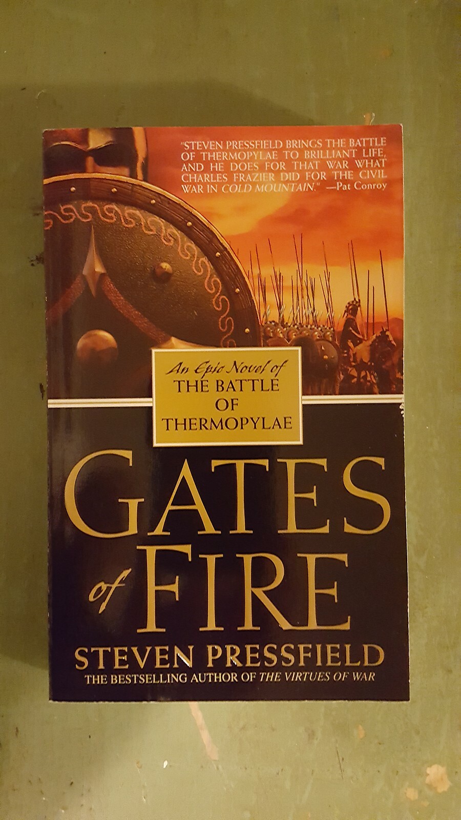 Book - Gates of Fire by Steven Pressfield - Battle of Thermopylae ...