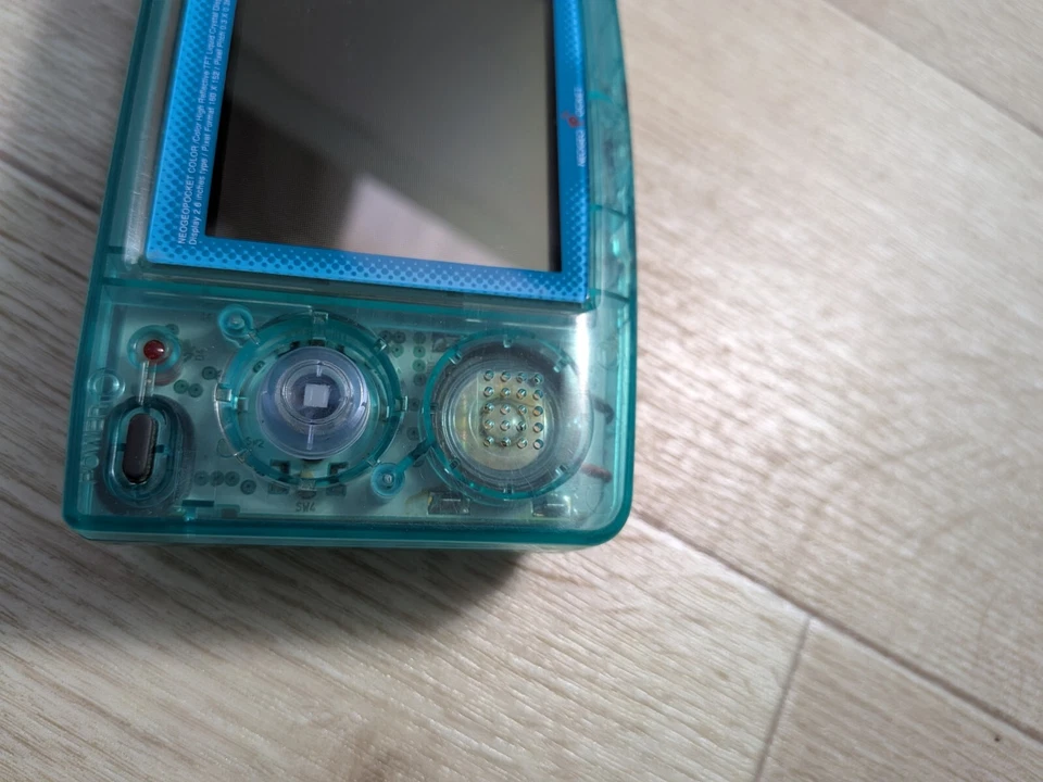 Neo Geo Pocket SNK Color Console IPS LCD Backlight Model Clear Blue 2 - Image 4 of 4
