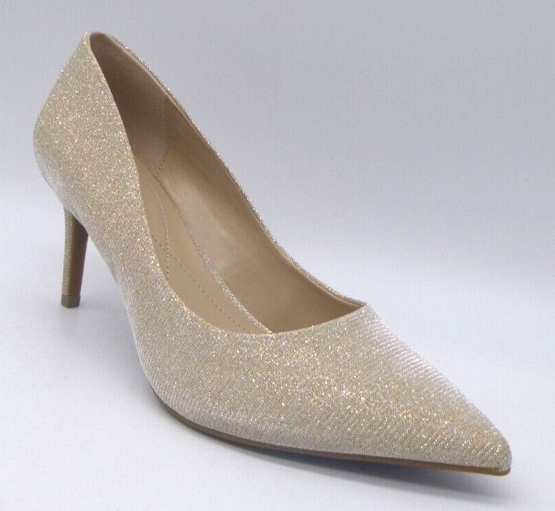 Alfani Jeules Rose Gold Fabric Pump Heels Women's Size M