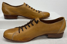 Vintage Florsheim Brown Leather Shoes Women s 10 Plain Toe Made in Brazil