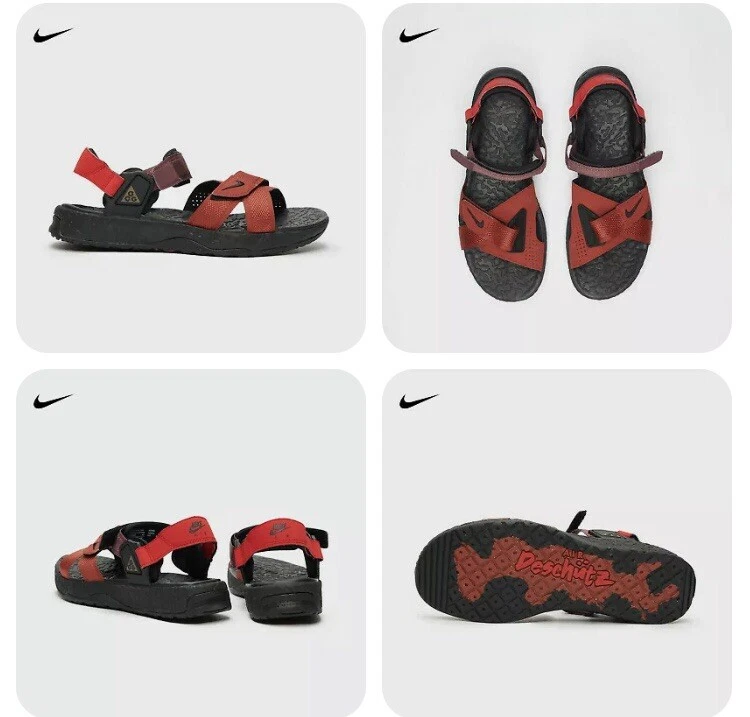 Nike ACG Air Deschutz + sandali Redstone DC9092 600 da uomo taglia 11 WMS 12