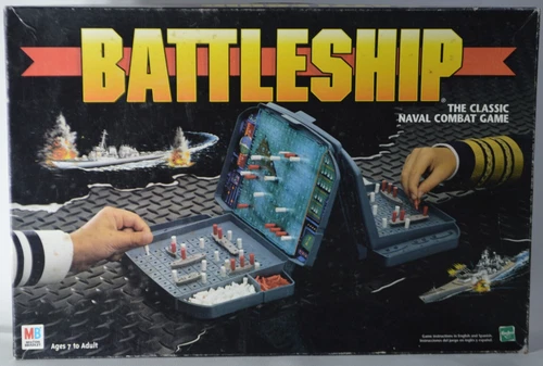 Vintage Battleship COMPLETE Milton Bradley 1990s War Classic Board Game