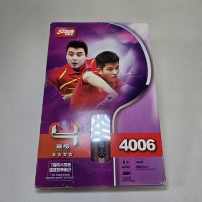 DHS 4006 4-Star Penhold Table Tennis Paddle Premade Open Box