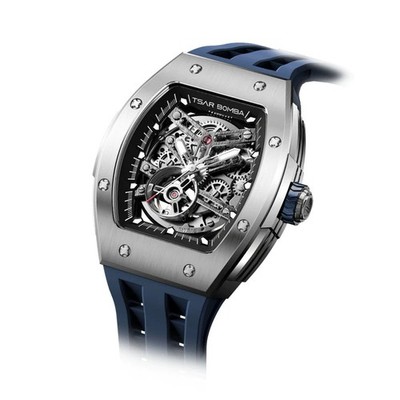 FedEx:Tsar Bomba Elemental Automatic Watch  Skeleton Mechanical TB8228A-01 New