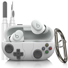 LDSXAY for Beats Solo Buds Case Cover, Game 2024, Light Gray